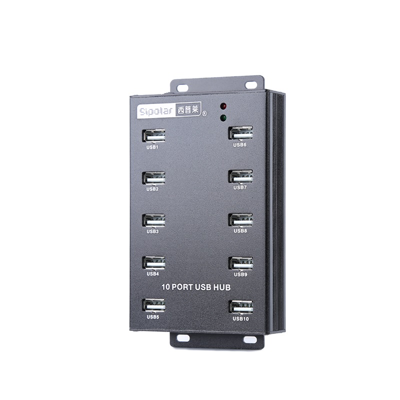 Usb Hub - Sipolar USB-Schreibtisch-Hub A-300 10-Port USB 2.0