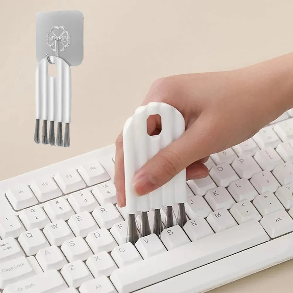 Keyboard Cover - Multifunktionale, flexible Telefon-Reinigungsbürste, feiner Staubbecherdeckel, Kartensteckplatz,