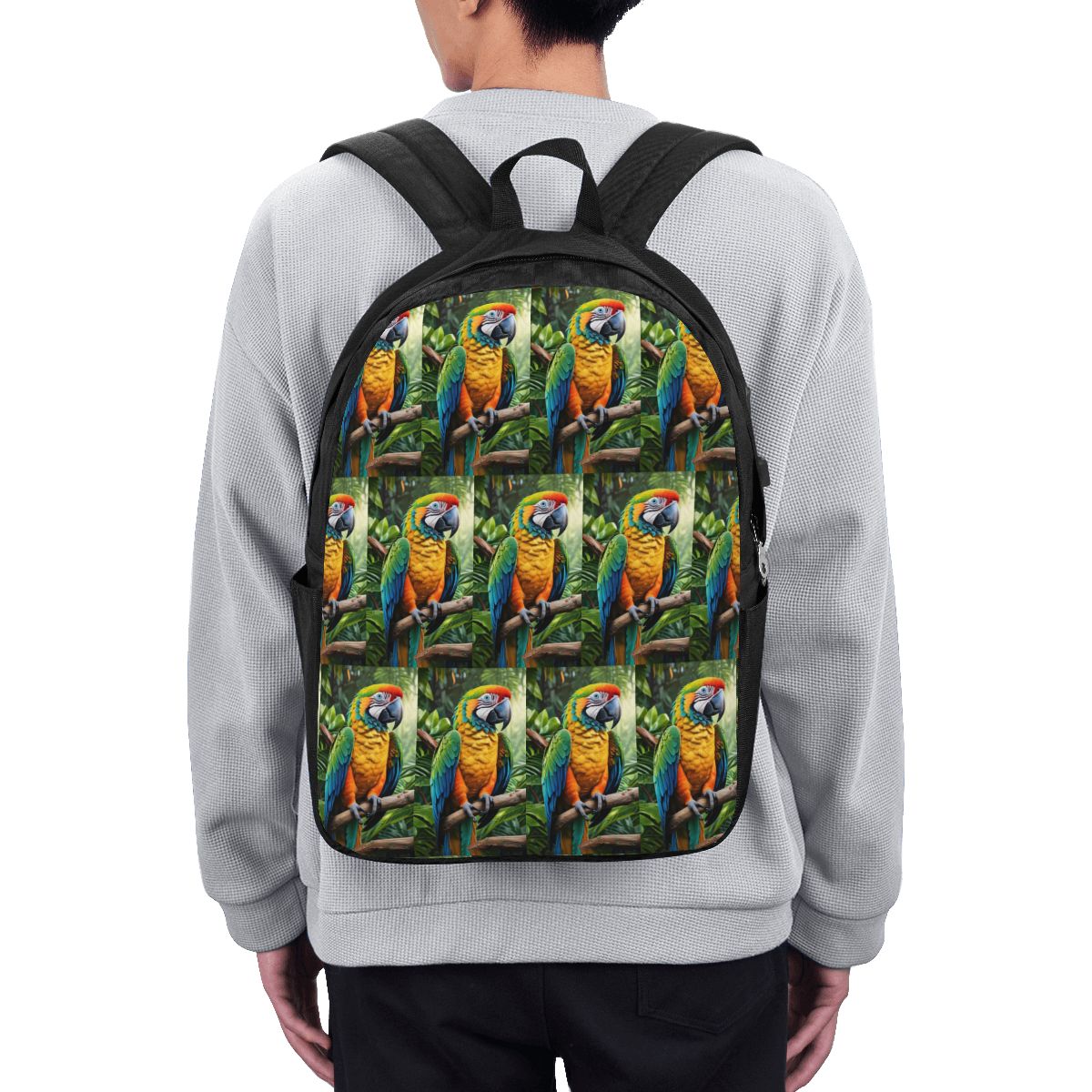 Laptop Bag - Niedlicher Papageien-Rucksack, Reisetasche für Notebooks, Computer,