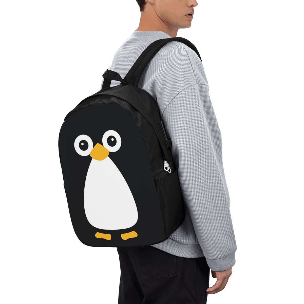Laptop Bag - Niedlicher Vektor-Pinguin-Rucksack, Reisetasche für Notebooks, Computer,
