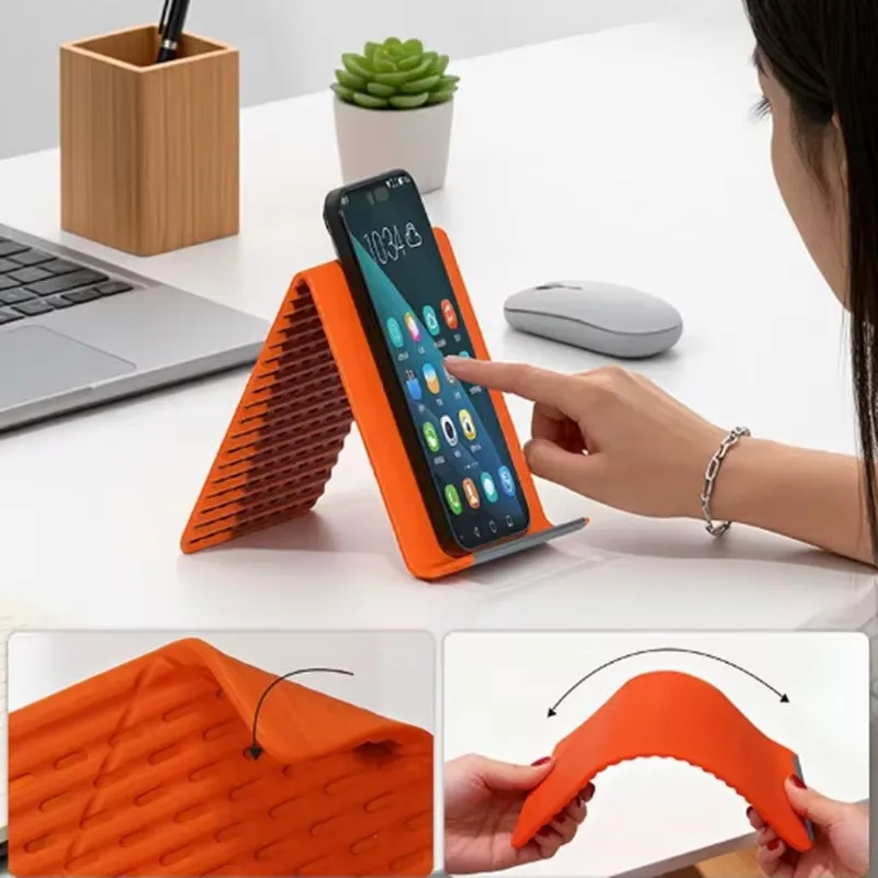 Biegsamer Silikon-Desktop-Hand – Laptop Stand Bewertung und Preis