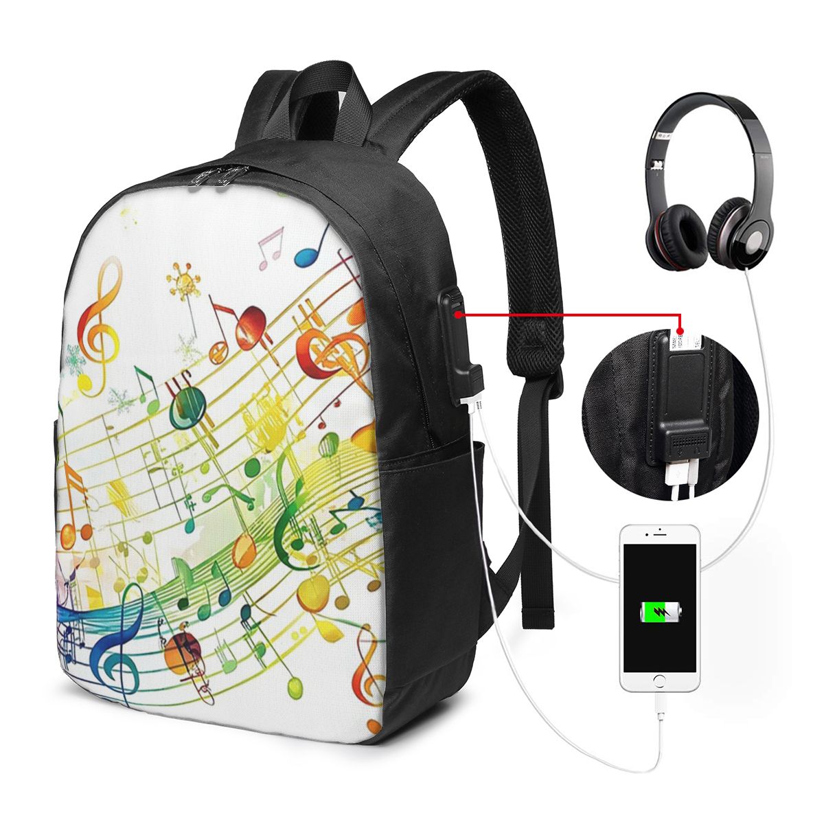 Abstrakte Klaviertasten mit Mu – Laptop Bag Bewertung und Preis