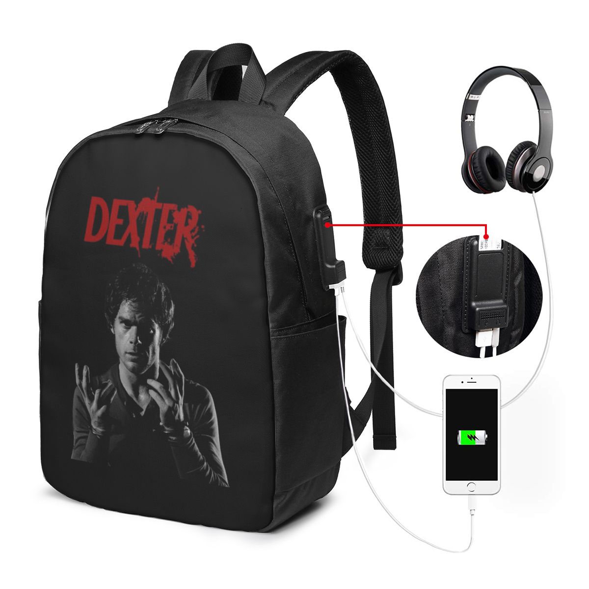 Movie Dexter Morgan Rucksack,  – Laptop Bag Bewertung und Preis